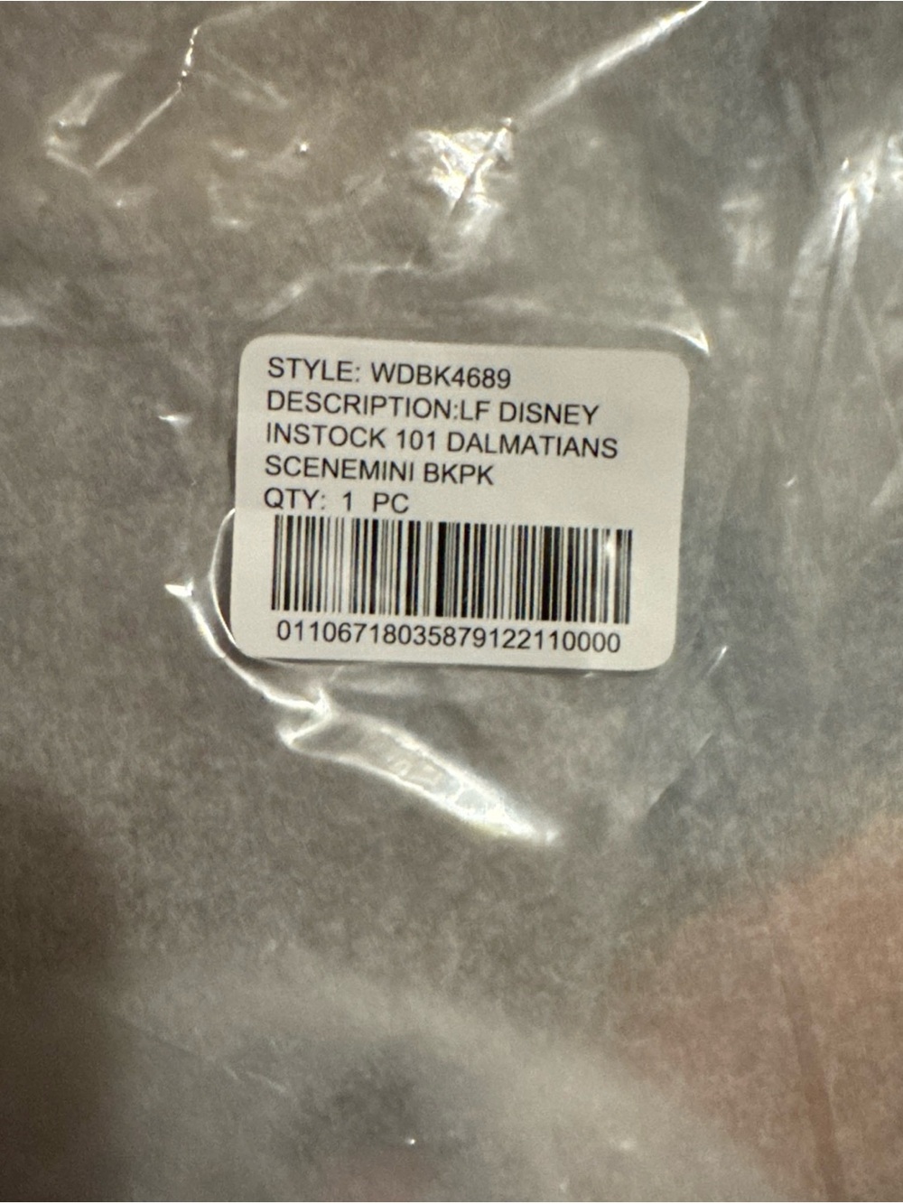 ๐ถ101 Dalmatians Roger & Anita Intro Scene Mini Backpack NEW NWT - Picture 4 of 7